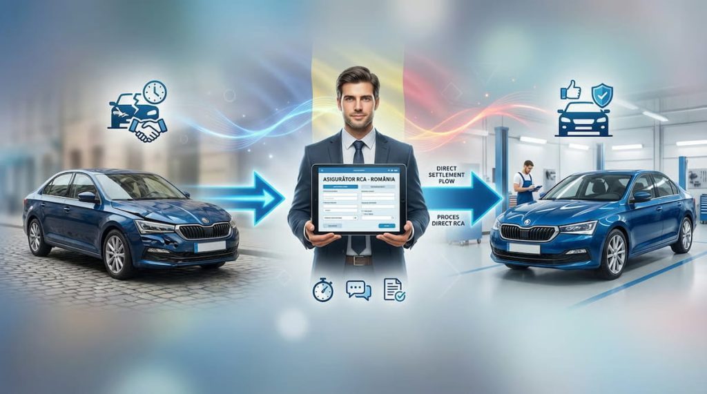 1 decontare directa RCA - Diagrama ilustrand fluxul procesului de decontare directa RCA